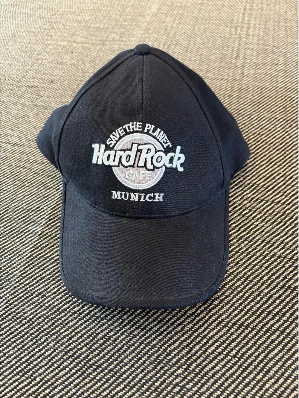 Hard Rock Cafe Munich Baseball Cap Buckleback Hat Love All Serve All Embroidered